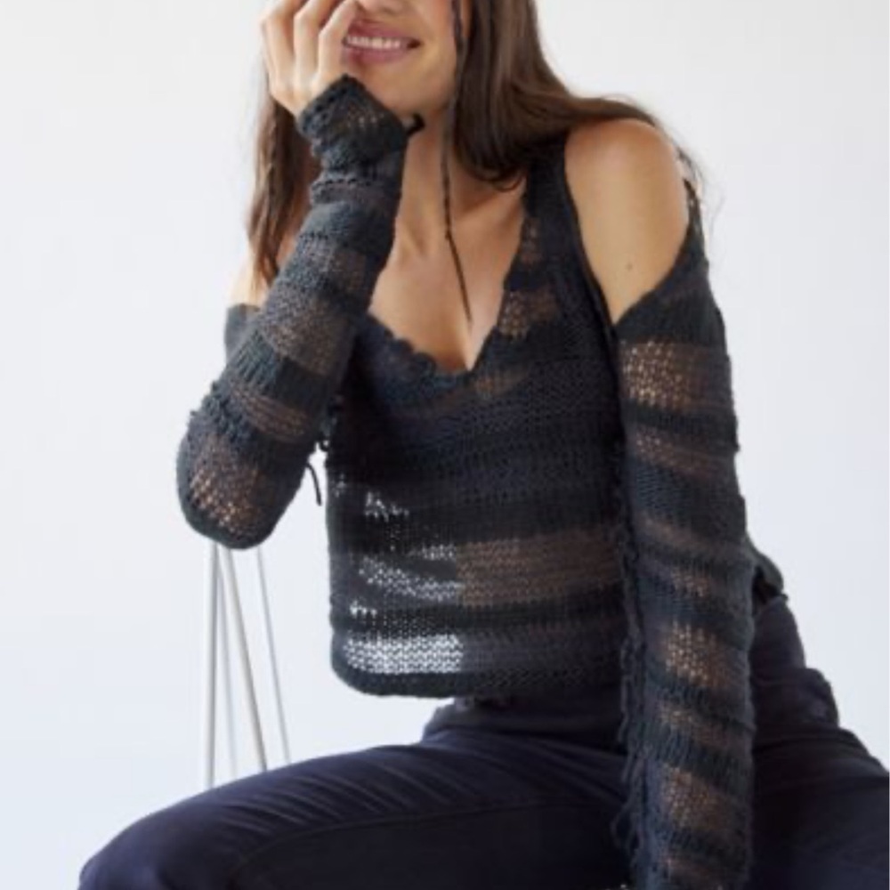 Women's Black Knit Sweater